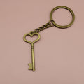 Zinc Alloy Heart Lock Keychain Bag Charm view 6