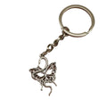 Metal Snake And Butterfly Keychain Bag Charm view 5
