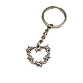 Zinc Alloy Heart Shape Keychain Bag Charm Gift view 5
