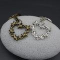 Zinc Alloy Heart Shape Keychain Bag Charm Gift view 3