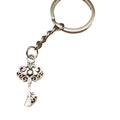 Zinc Alloy Vintage Key Shape Keychain Bag Charm Gift view 5
