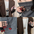 Maillard Retro Acrylic Round Geometric Sweater Necklace For Women Korean Autumn Winter Style view 1