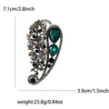 Alloy Hollow Rhinestone Leaf Brooch For Women's Blazer Cardigan Decoration view 4