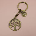 Zinc Alloy Tree Of Life Keychain Key Ring Gift view 2