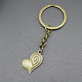 Metal Heart Keychain For Bag Charm Key Ring Gift view 4