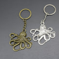 Zinc Alloy Octopus Squid Keychain For Ocean Animal Gift view 4