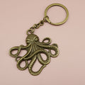 Zinc Alloy Octopus Squid Keychain For Ocean Animal Gift view 6