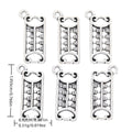 Antique Silver Zinc Alloy Abacus Charm Pendant No.263592 for DIY Necklace Bracelet Jewelry Making view 1