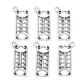 Antique Silver Zinc Alloy Abacus Charm Pendant No.263592 for DIY Necklace Bracelet Jewelry Making view 2