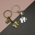 Metal Elephant Keychain Bag Charm Gift – Antique Copper view 1