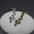 Metal Venomous Snake Keychain For Animal Gift Key Ring view 3