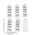 Antique Silver Zinc Alloy Weight Charm Pendant for DIY Necklace Bracelet Jewelry Making view 1
