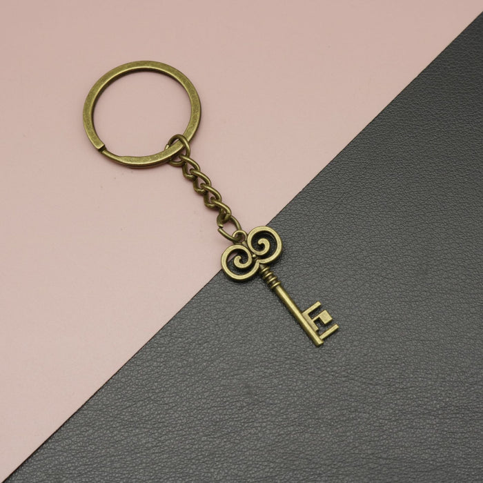 Zinc Alloy Lock Key Keychain Key Ring Gift