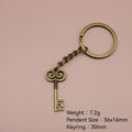 Zinc Alloy Lock Key Keychain Key Ring Gift view 2