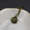 Metal Fish Keychain Bag Charm – Antique Copper view 3