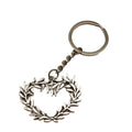 Zinc Alloy Wreath Heart Keychain Bag Charm Gift view 5