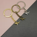 Zinc Alloy Minimalist Dinosaur Keychain Bag Charm Gift view 1