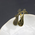 Zinc Alloy Guitar Lute Instrument Keychain Music Gift view 3