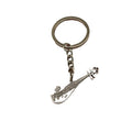 Zinc Alloy Guitar Lute Instrument Keychain Music Gift view 5