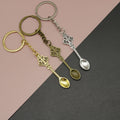 Metal Spoon Keychain Key Ring Gift view 1