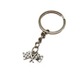Metal Racing Flag Keychain Car Accessory view 5