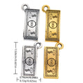 Zinc Alloy Dollar Coin Charm Pendant for DIY Necklace Bracelet Jewelry Making view 1
