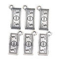 Zinc Alloy Dollar Coin Charm Pendant for DIY Necklace Bracelet Jewelry Making view 3