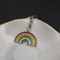 Zinc Alloy Rainbow Keychain For Bag Charm Key Ring Gift view 4