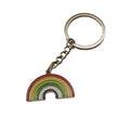 Zinc Alloy Rainbow Keychain For Bag Charm Key Ring Gift view 5