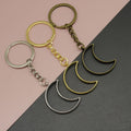 Alloy Moon Keychain Bag Charm view 1