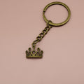 Zinc Alloy Crown Keychain For Bag Charm Gift view 6