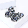 Alloy Rhinestone Large Butterfly Brooch Pin For Women's Apparel view 3