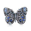Alloy Rhinestone Large Butterfly Brooch Pin For Women's Apparel view 5