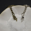 Metal Rose Flower Keychain Fashion Bag Charm Gift view 3