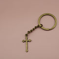 Metal Cross Keychain For Bag Charm Gift view 6
