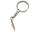 Metal Feather Keychain Boho Bag Charm Key Ring Gift view 5