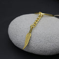 Metal Feather Keychain Boho Bag Charm Key Ring Gift view 4