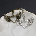 Zinc Alloy Heart Wing Keychain Bag Charm Gift Key Ring view 3