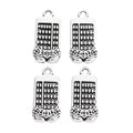 Antique Silver Zinc Alloy Abacus Charm Pendant for DIY Necklace Bracelet Jewelry Making view 2