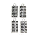 Zinc Alloy Abacus Charm Pendant for DIY Necklace Bracelet Jewelry Making view 4