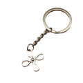 Metal Geometric Chinese Knot Keychain For Bag Charm Gift – Antique Copper view 5