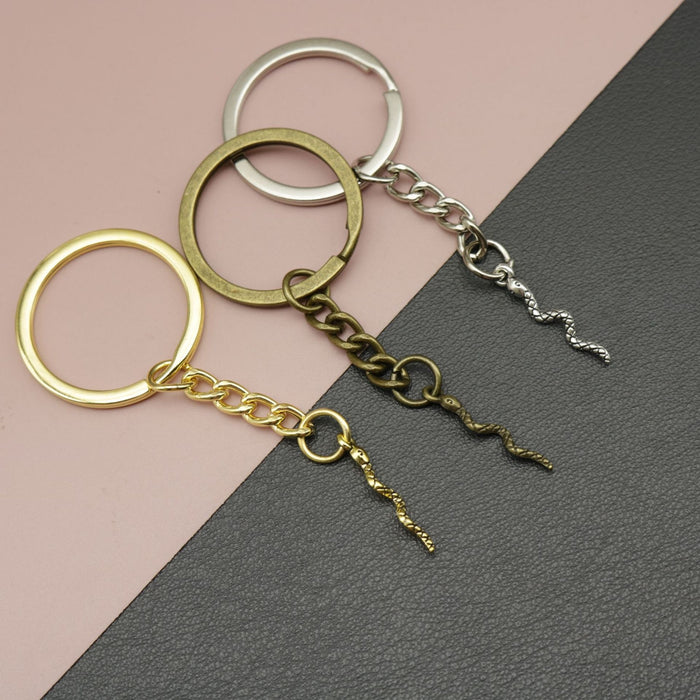 Metal Small Snake Keychain Animal Bag Charm Gift