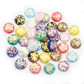 12mm Round Resin Flatback Cabochon Necklace Accessory Patch For DIY Jewelry Making Supplies view 1