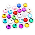12mm Random Mixed Round Acrylic Cabochon Patches For Necklace DIY Jewelry Accessories view 4