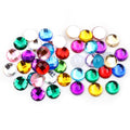 12mm Random Mixed Round Acrylic Cabochon Patches For Necklace DIY Jewelry Accessories view 1