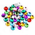 12mm Random Mixed Round Acrylic Cabochon Patches For Necklace DIY Jewelry Accessories view 2