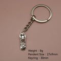 Zinc Alloy Shoe Keychain for Bag Charm Gift view 2