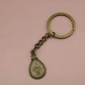 Zinc Alloy Anchor Drop Tag Keychain Bag Charm Gift view 3