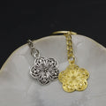 Zinc Alloy Flower Keychain Decorative Bag Charm Gift view 4
