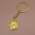 Zinc Alloy Flower Keychain Decorative Bag Charm Gift view 6